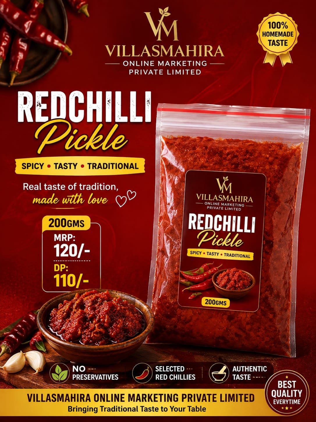 Red Chille Pickle